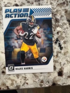 2024 DONRUSS OPTIC PLAY ACTION INSERT CARD PITTSBURGH STEELERS NAJEE HARRIS #17 - Picture 1 of 1