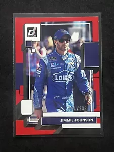 2023 Panini Donruss Racing RED /299 Jimmie Johnson #34 - Picture 1 of 1