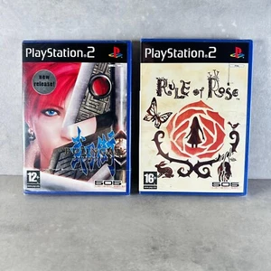 RULE OF ROSE PS2 PAL UK + BUJINGAI SWORDMASTER PLAYSTATION 2 SEALED - Picture 1 of 3