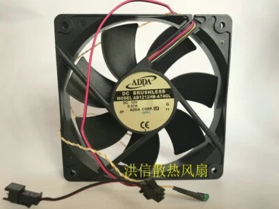 ADDA 12025 AD1212HB-A74GL DC12V 0.37A 120 * 25MM 12CM cooling fan - Image 1 of 3