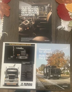 Lot/6 Mack Truck 2-Sided Sheets - Picture 1 of 2
