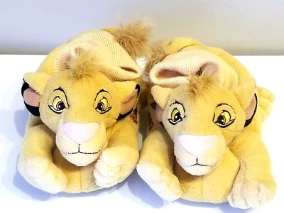 Zapatillas de Peluche Disney El Rey León Usadas en Excelente Condición Para Niños Talla 7.5-8 Simba Foto 1 de 4