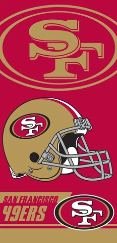San Francisco 49ers Beach Towel Cover