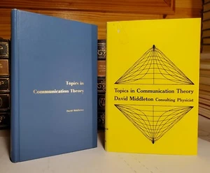 Topics In Communication Theory By David Middleton 1965 1st Edition Physics HCDJ - Picture 1 of 12