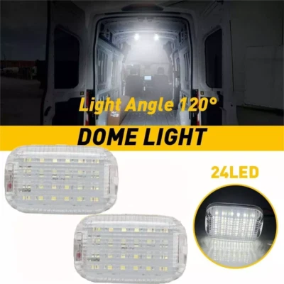 2x LED Dome Interior Light Cargo Area For Ford Transit 150 250 350 Van 2015-2024 - Imagem 1 de 4