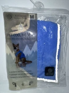 American Kennel Club Pet Cooling Vest Medium Blue w/reflective silver - Picture 1 of 5