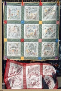 FRIENDSHIP GARDEN QUILT HAND EMBROIDERY PATTERN, From Bird Brain Designs - Picture 1 of 1