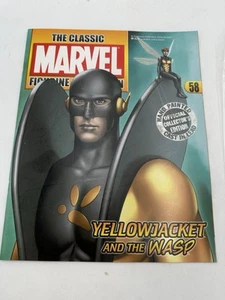 Eaglemoss #58 Yellow Jacket Wasp Classic Marvel Figurine MAGAZINE ONLY FREE SHIP - Picture 1 of 13