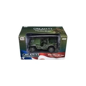 Minicar 1 18 1941 Jeep Willys (Olive x Brown Camouflage) “THE GREATEST Used - Picture 1 of 2