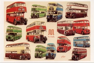 (cc18) Manchester Buses Pre Grouping - Bus Postcard - Picture 1 of 2