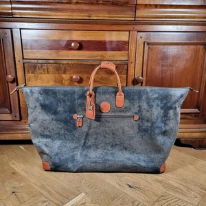 Große Brics Travel Weekend Bag große Reisetasche oliv anthrazit Leder ohne Riemen - Bild 1 von 20