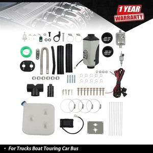 For Trucks Boat Trailer 12V 5KW Air Diesel Heater with LCD Thermostat 10L Tank - Picture 1 of 15