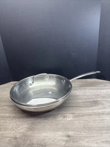 Chefmate Premium Kochgeschirr Schwer Kupferboden 12" Bratpfanne Pfanne mit Deckel - Bild 1 von 7