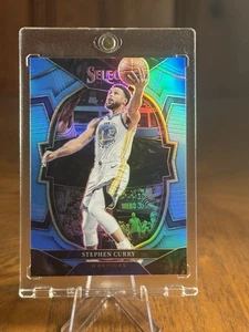 2022-23 Panini Select Stephen Curry Concourse azul claro Prizm/299 #27 - Imagen 1 de 2