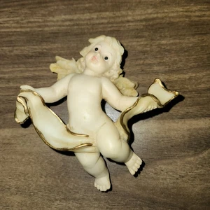Ángel Querubín Vintage Decoración de Navidad Adorno de Vacaciones - Imagen 1 de 3