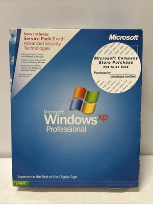 Microsoft Windows XP Professional con SP2 Completo Inglés Minorista MS WIN PRO =SELLADO= Foto 1 de 4