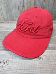 Ford hats dealership embroidered adjustable strap Red Beau Townsend Ford - Picture 1 of 3