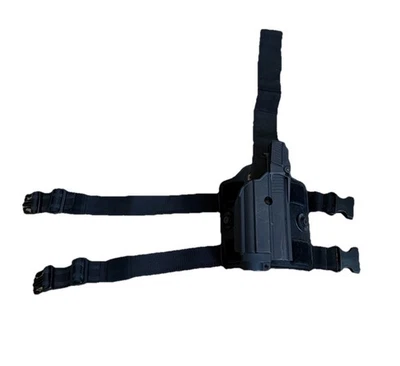IMI Defense Tactical Duty Drop Leg Holster System Right Hand Glock 22 Israel - Image 1 of 4