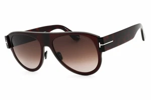 TOM FORD LYLE-02 FT1074 48T Sunglasses Brown Frame Gradient Bordeaux Lenses 58mm - Picture 1 of 4