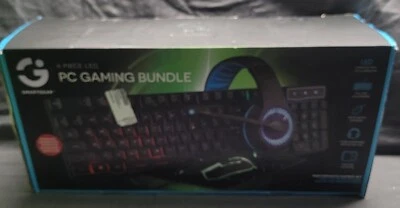 Smartgear 4 Piece LED PC Gaming Bundle - Keyboard, Headphones, Mouse & Pad ~ NEW - Image 1 of 4