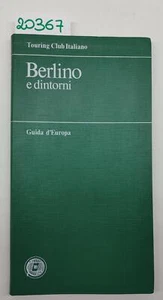 Guida d'Europa Berlino e dintorni Touring Club Italiano 1991 - Imagen 1 de 1