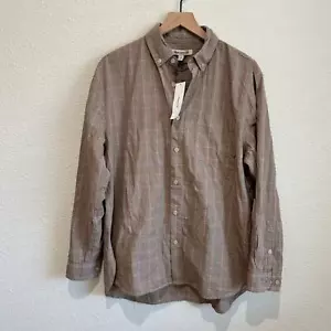 NWT Urban Outfitters Adult Button Down Plaid Small Long Sleeve Shirt Preppy - Picture 1 of 8