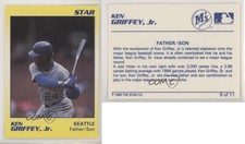 1990 Star Ken Griffey Jr Yellow Ken Griffey Jr #9 HOF