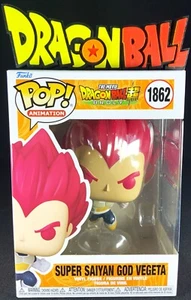 Pop Cave 2024 DRAGON BALL SUPER BROLY: SUPER SAIYAN GOD VEGETA - FREE FEDEX - Picture 1 of 12