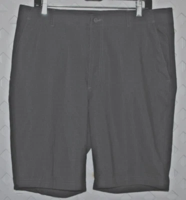 Pebble Beach Men's Stretch Golf Casual Shorts Gray Plaid Size 36 - Image 1 of 4