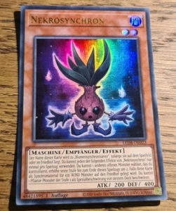 Necro Synchron●YUGIOH●LED8●2021●GERMAN●ULTRA RARE●1st ED●NM #06173 - Picture 1 of 1