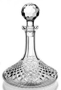 ANTICO DECANTER CRISTALLO WATERFORD LISMORE IRLANDA IRLANDA ALCOOL WHISKY ALCOLICI - Foto 1 di 1