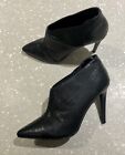 Dorothy Perkins Ladies Ankle Boots, Size 4, Faux Black Leather, VGC, # 525