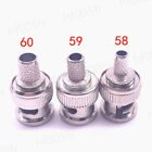 5x BNC Female Male Crimp Type Connector plug for RG58 RG59 RG60 cable CCTV video