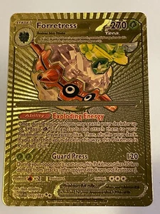 Tarjeta Pokémon Forretress Foil Regalo Fan Art Coleccionable - Imagen 1 de 2