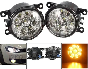 Pair LH+RH LED Fog Light Lamp For Mitsubishi Triton L200 Outlander Pajero Mirage - Picture 1 of 9
