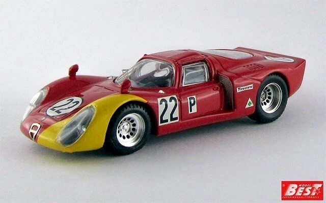 Alfa ROMEO 33.2 Daytona 1968 Best Model 9200 Scala 1 43