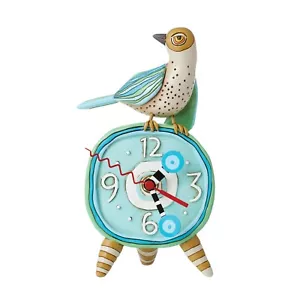 ALLEN DESIGN "PERCHED BIRD DESK CLOCK" P1384 - Picture 1 of 2