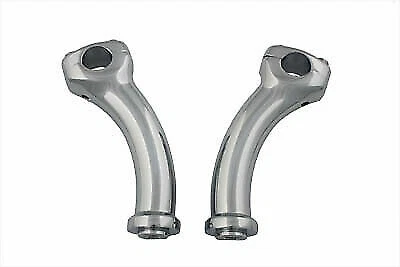 5-3/4" Fatty Pullback Riser Kit Chrome for Harley Davidson by V-Twin Foto 1 de 1