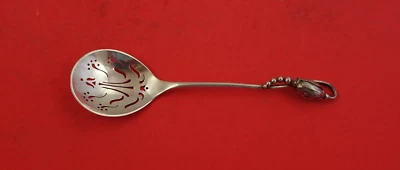 Blossom by Georg Jensen Sterling Silver Sugar Sifter fancy pcd GI Mark 5 1/2" - Image 1 of 2