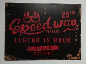 25th Speedway Vintage - Heavy Duty Vintage dickes Blechschild Plakette - Bild 1 von 2