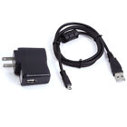 USB AC Power Adapter DC Camera Battery Charger + PC Cord For Nikon Coolpix S3000