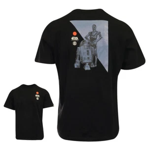 Element x Star Wars Men's T-Shirt Black Red Circle C3PO & R2D2 S/S (S18) - Picture 1 of 7