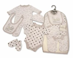 Baby Gift Layette 5 Pcs Set - Various Designs - Size Newborn - Picture 1 of 3