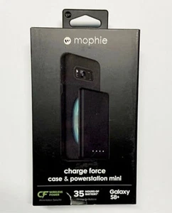 Mophie Samsung Galaxy S8+ PLUS Charge Force Leather Case + Powerstation Mini - Picture 1 of 1