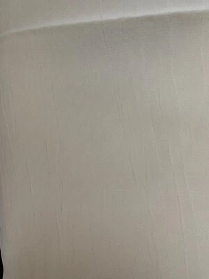 Fabric Lot 2 Yds 8 In 56 W Cream Crinkled Fabric Apparel - Image 1 of 4