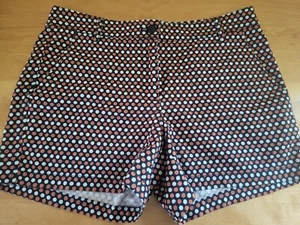 Pantaloncini donna LL Bean Signature beige e blu navy/rosso/bianco piatto davanti tg 6 - Foto 1 di 5