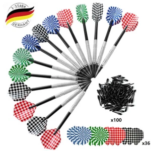 14Dartpfeile Softdart Dart Set & Kunststoffspitze für Elektronische Dartscheibe - Bild 1 von 14