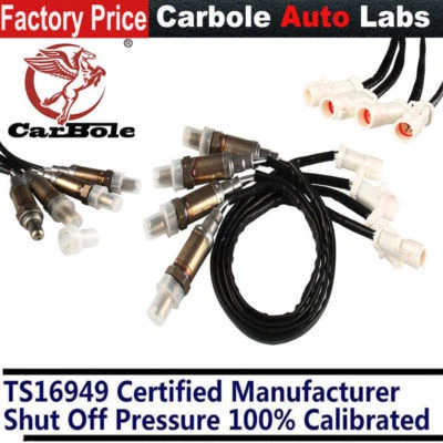 Sensor de oxígeno O2 aguas arriba y aguas abajo 4 piezas para Ford Explorer F-150 E-250 4 hilos Foto 1 de 4