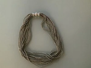 Pierre Lang Perlenkette dunkel Grau - Bild 1 von 4