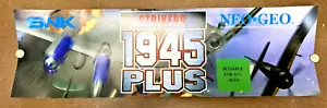 Strykers 1945 Plus Original Arcade Game Marquee 25.5" x 7.5" - Picture 1 of 4